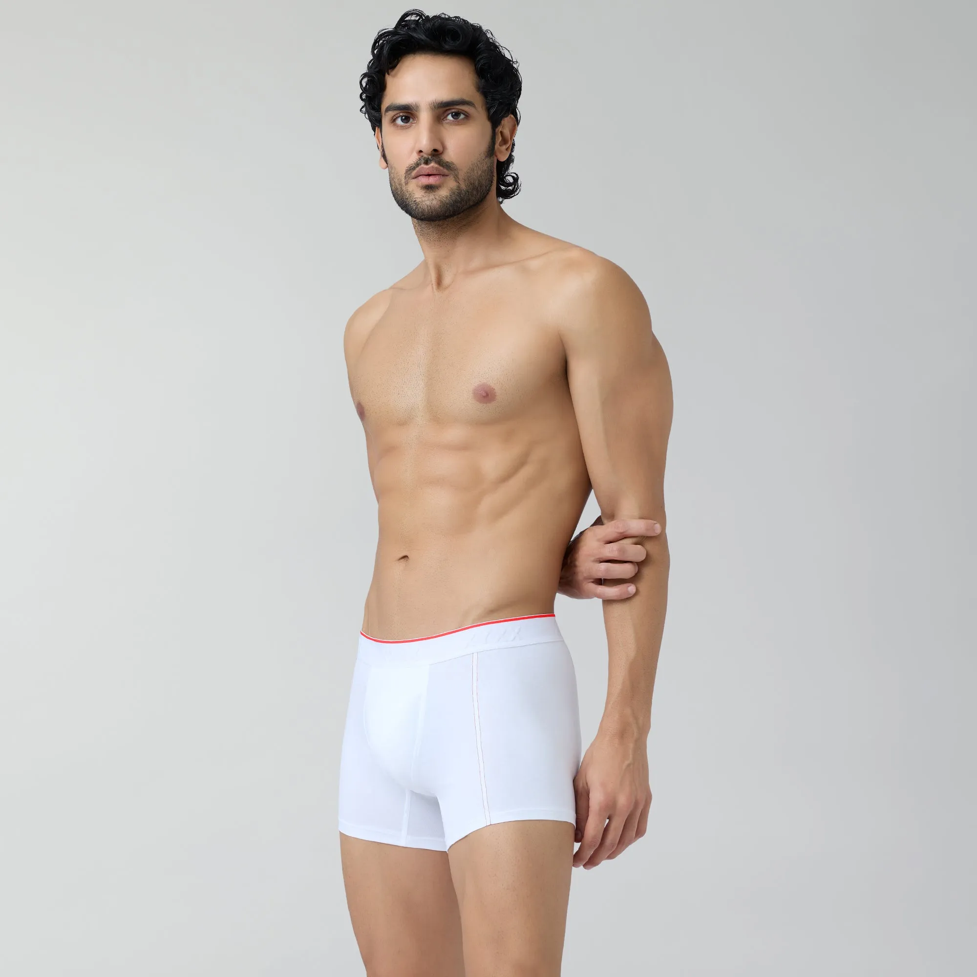 Crux Cotton Stretch Trunks Polar White