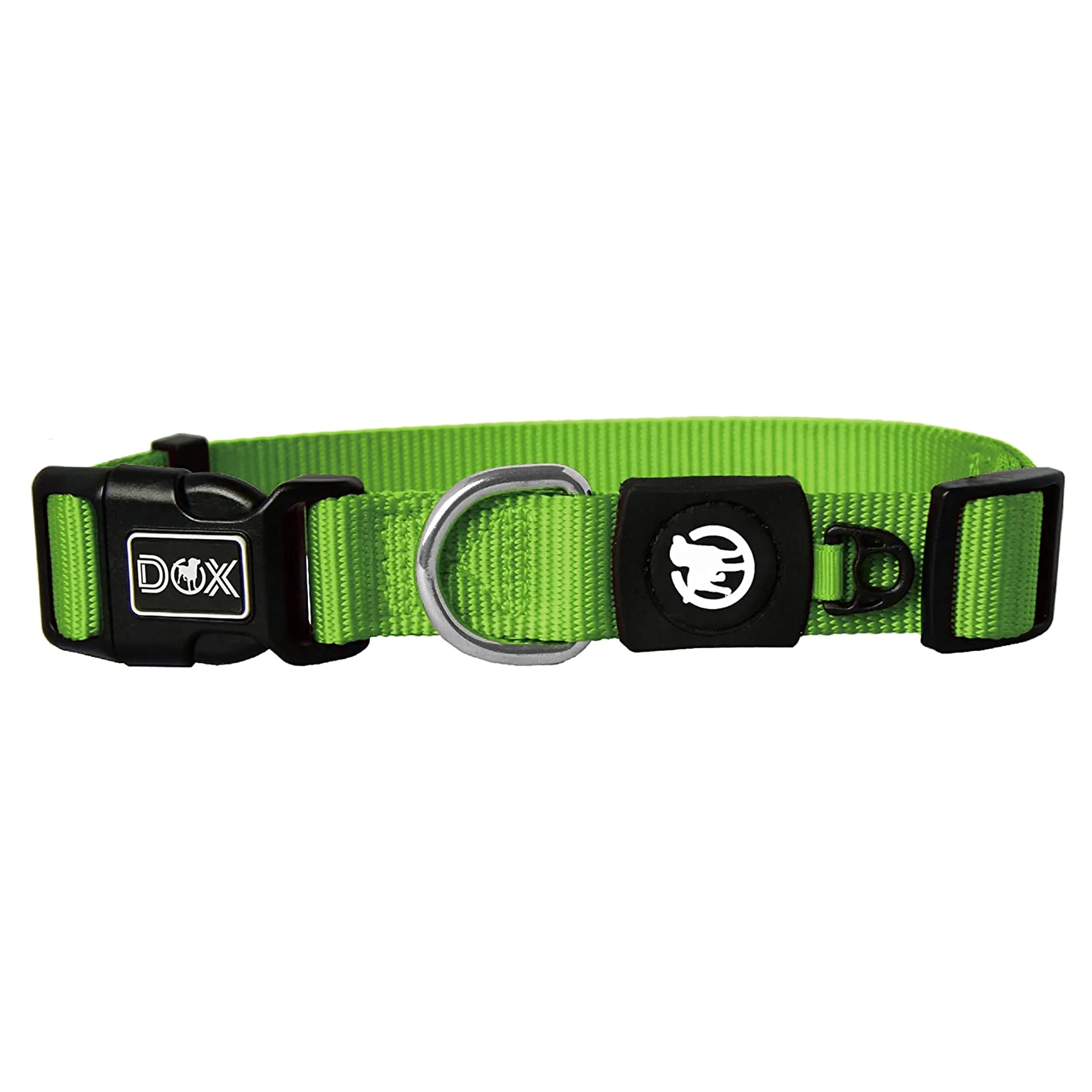 DDOXX Dog Collar Nylon, Adjustable | Many Colors & Sizes | for Small, Medium & Large Dogs