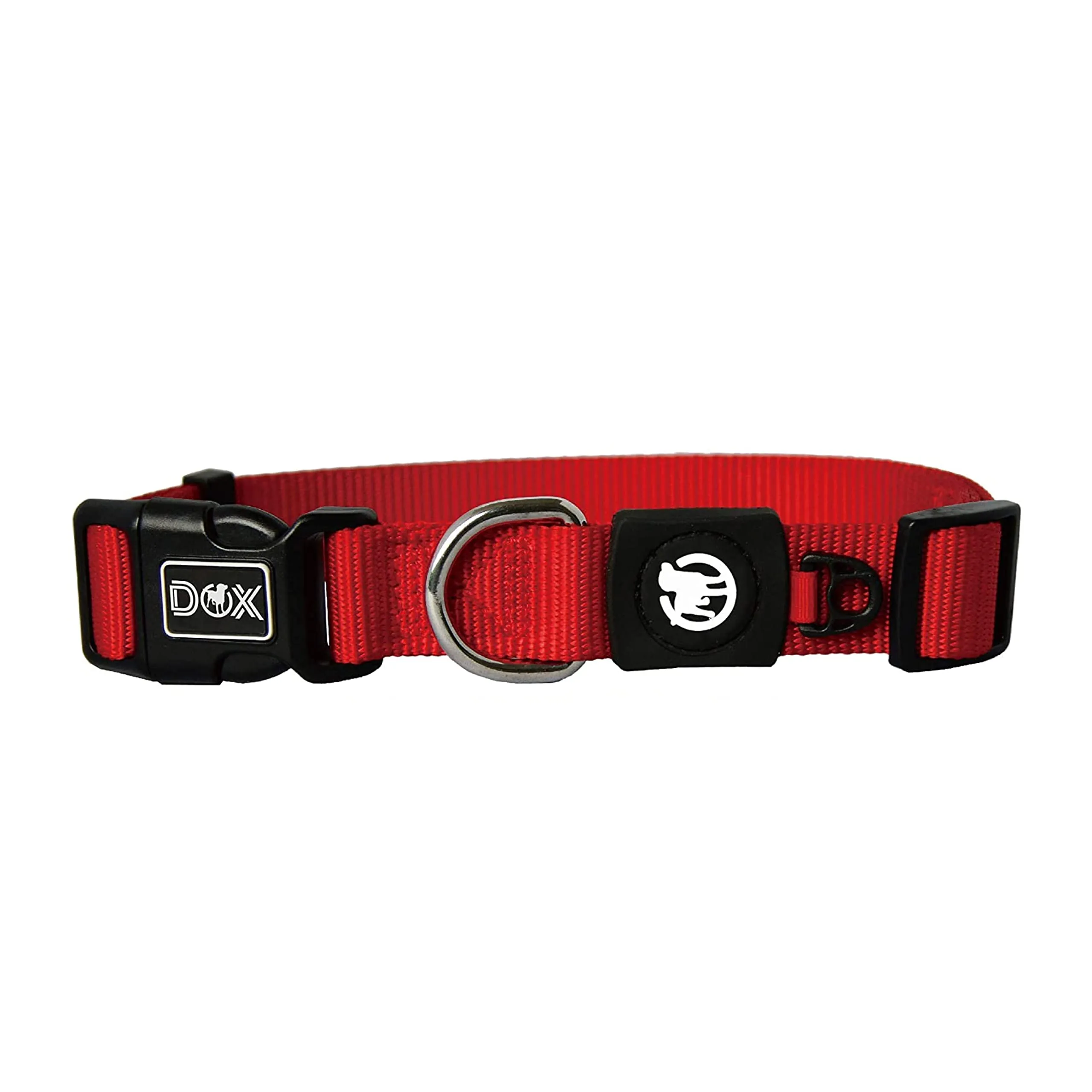 DDOXX Dog Collar Nylon, Adjustable | Many Colors & Sizes | for Small, Medium & Large Dogs