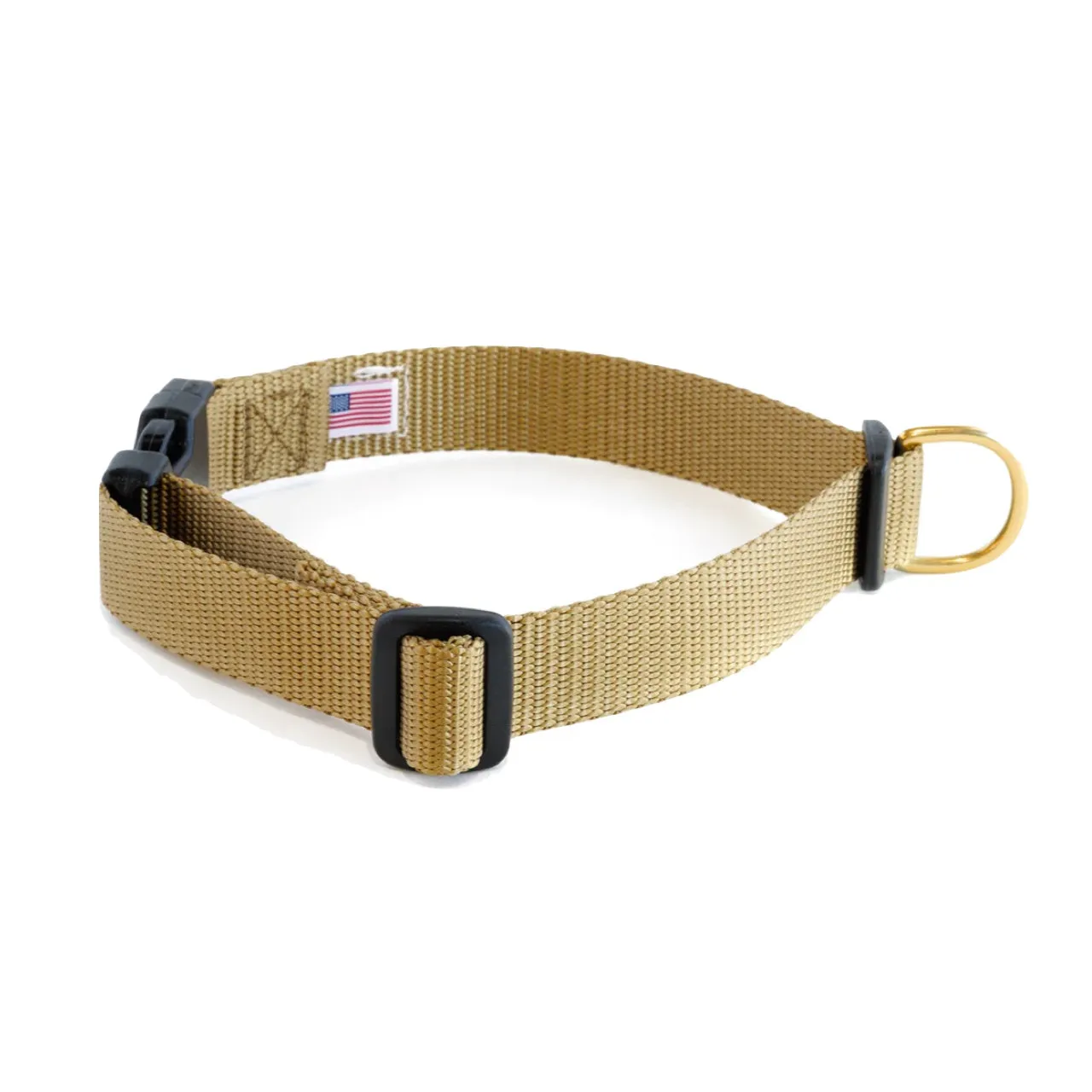 Dog Bone Adjustable Snap Collar Gold