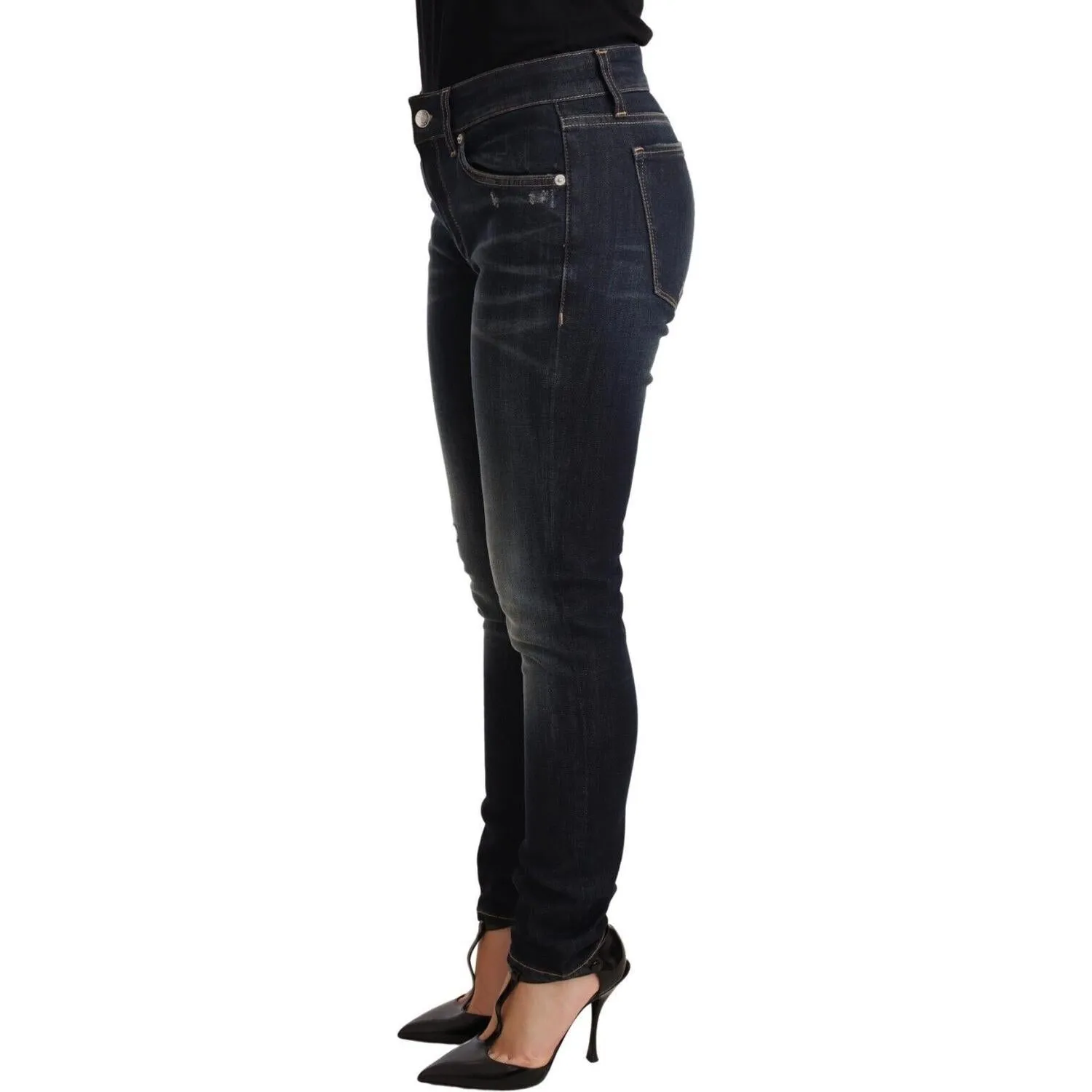 Dolce & Gabbana Chic Blue Slim Skinny Jeans