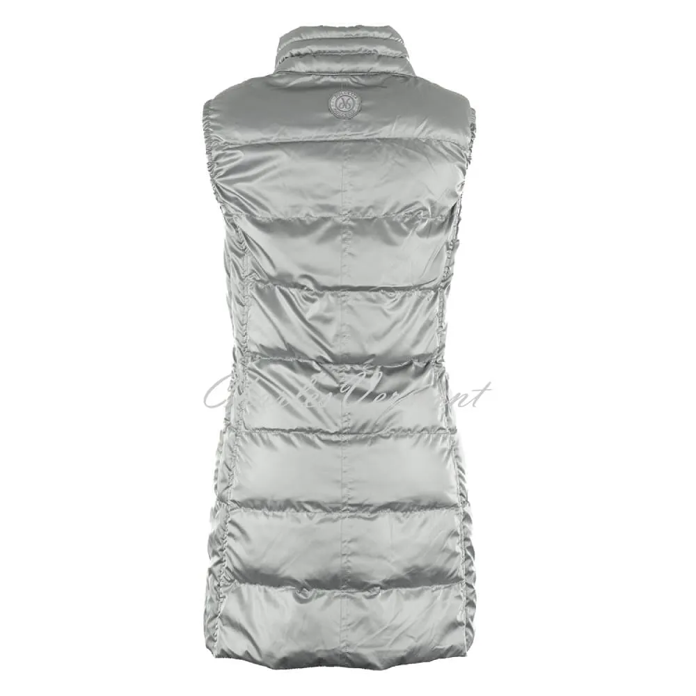 Dolcezza Longline Gilet - Style 72801 (Silver)