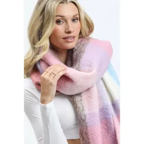 Dolly Multicolor Scarf: Pink Multi