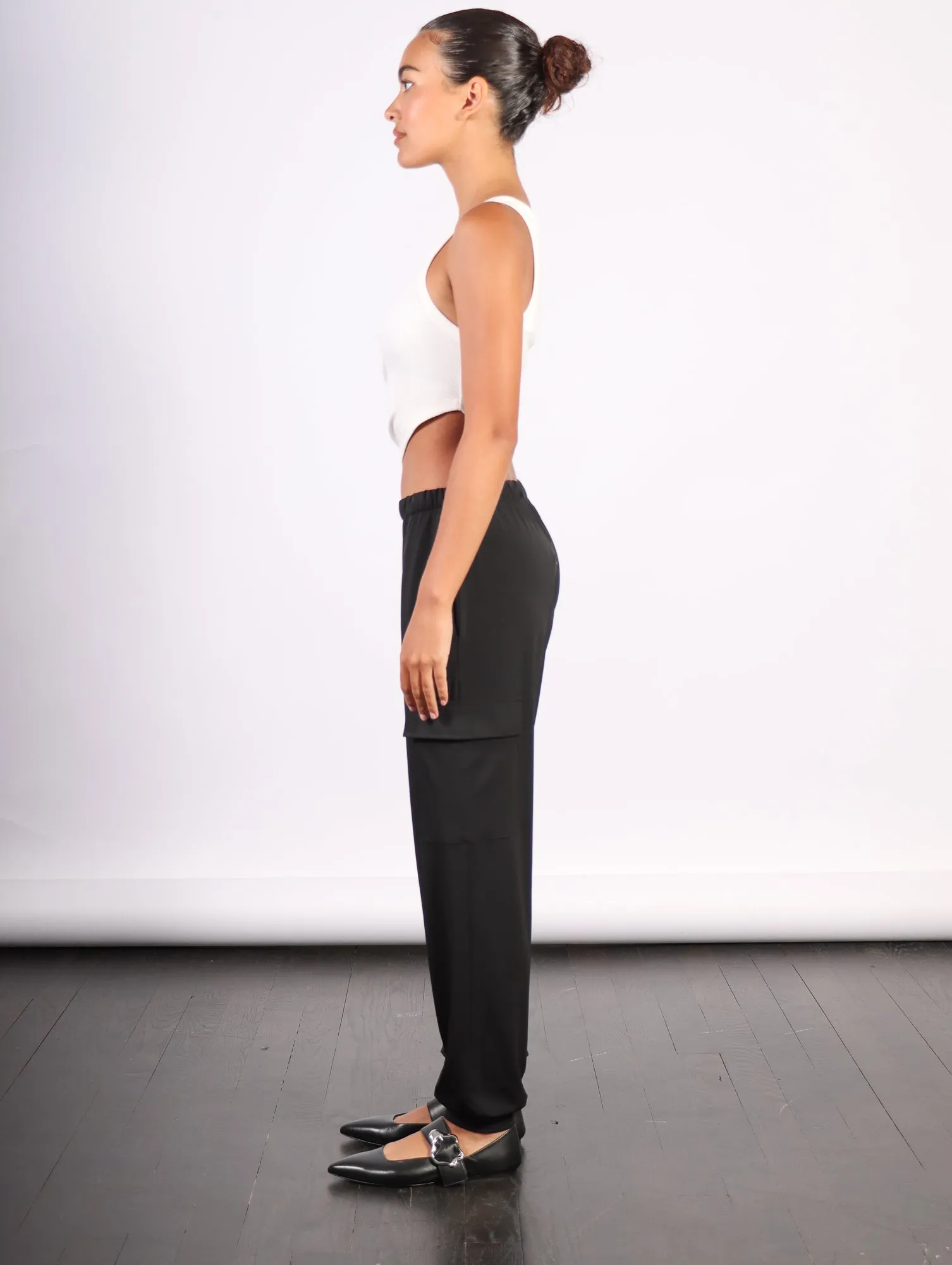 Easy Cargo Pants in Black by Planet