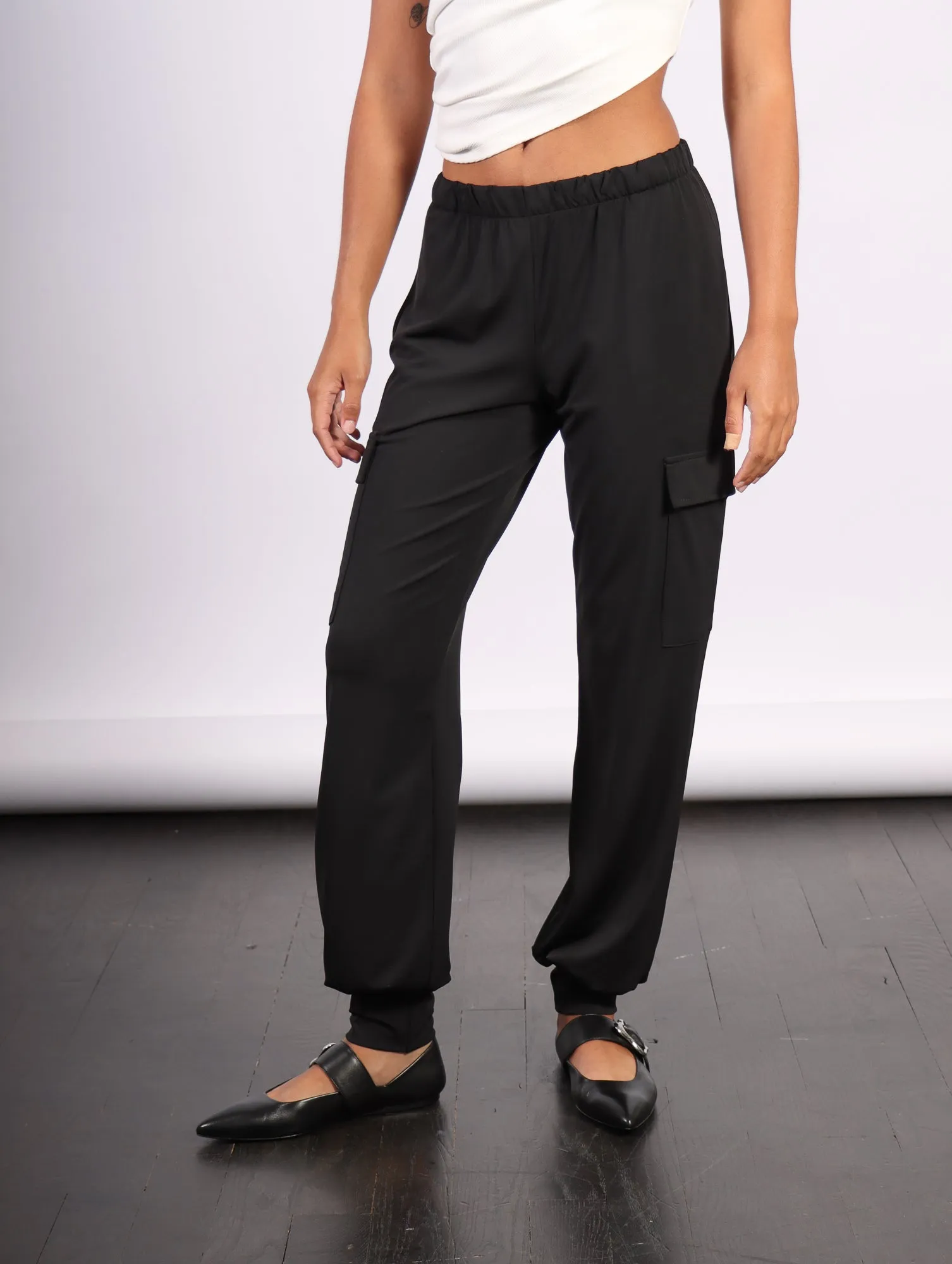 Easy Cargo Pants in Black by Planet