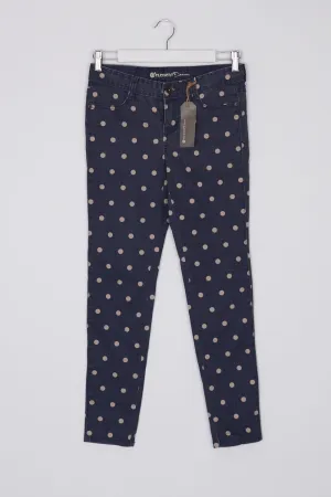 Element Blue and White Polka Dot Jeans AU 8 / 26