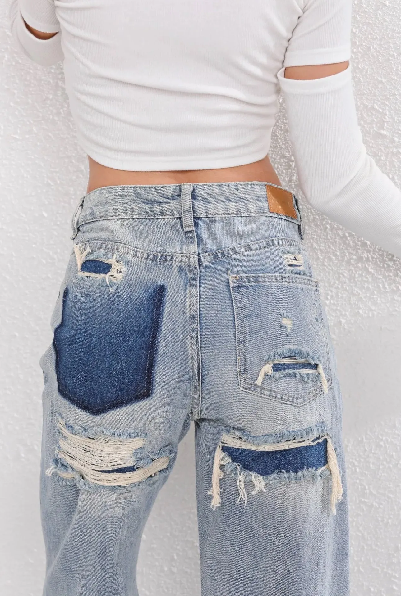 Erin Ripped Pocket denim jean