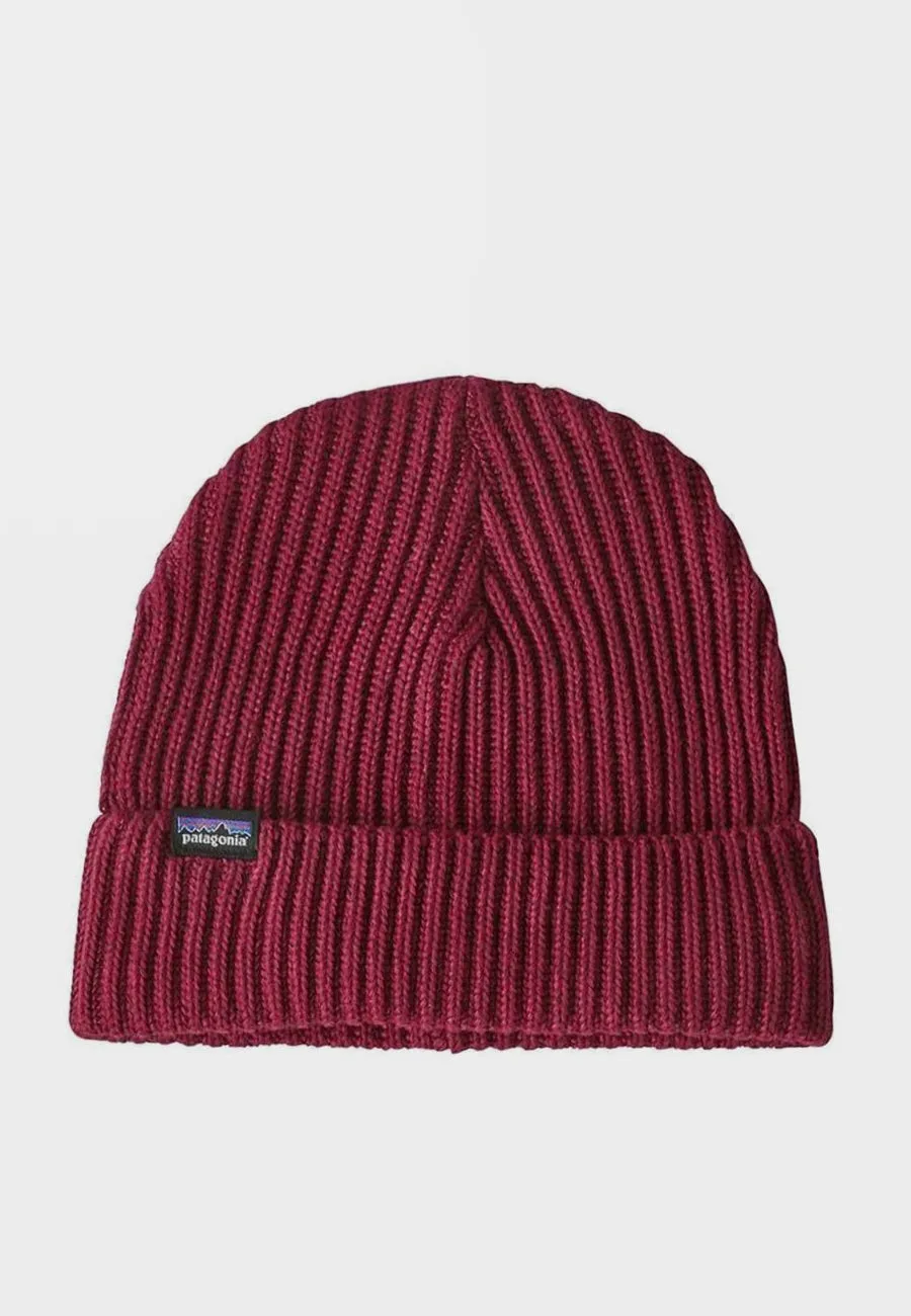 Fishermans Rolled Beanie - oxide red