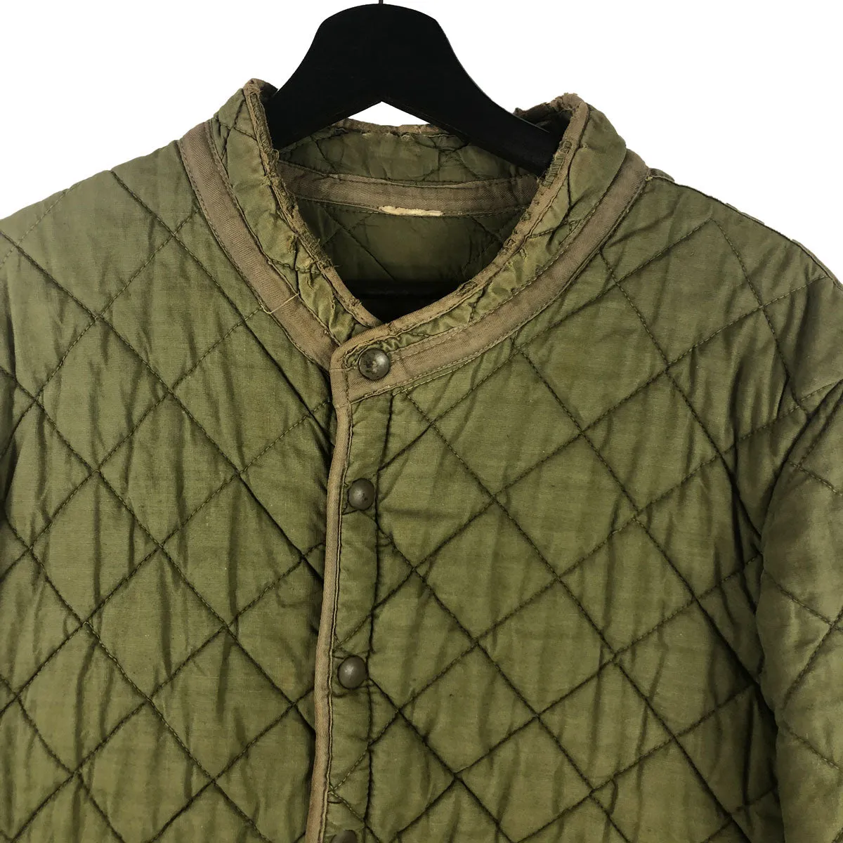 French Airborne Quilted Jump Jacket Liner C1960