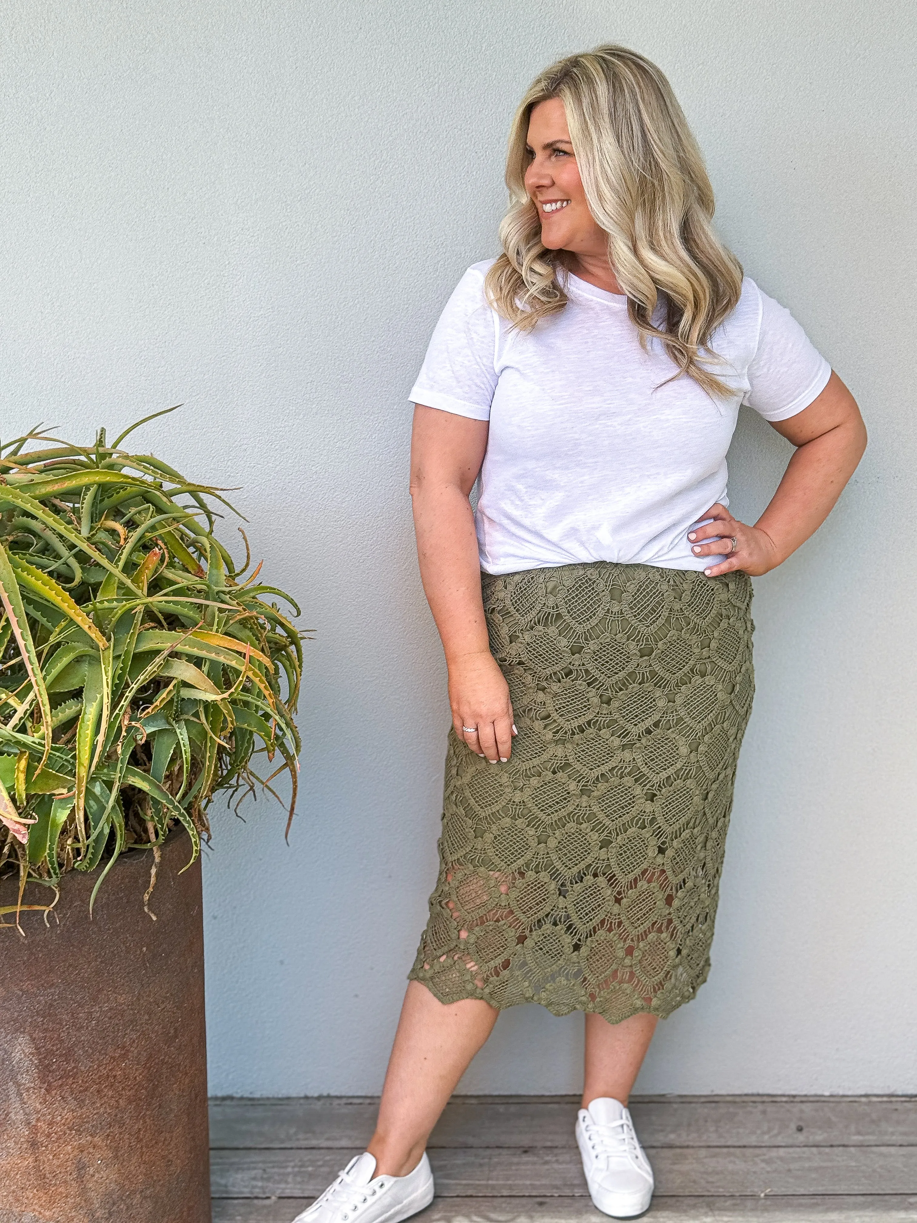 Giselle Skirt - Olive