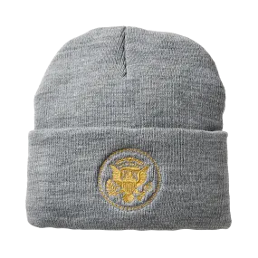 Gray Truman Seal Beanie