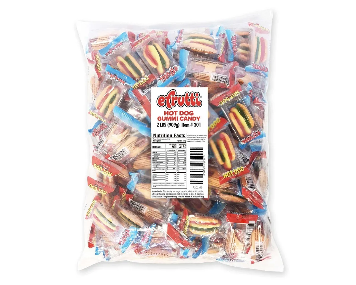 Gummi Hot Dogs Bulk