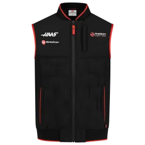 Haas Racing F1 2023 Men's Team Lightweight Vest - Black