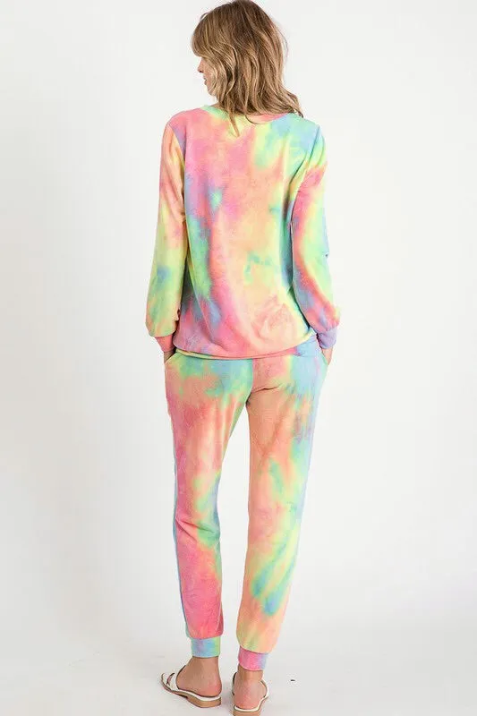 Hailey Tie-Dye Loungewear Set