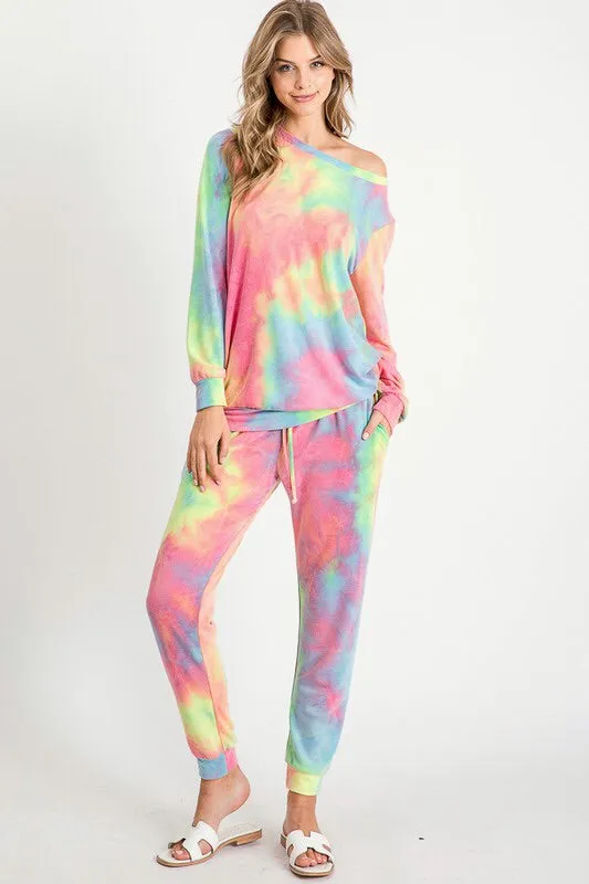 Hailey Tie-Dye Loungewear Set