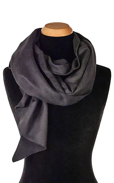 Handkerchief Scarf - Soft Faux Suede, Solid