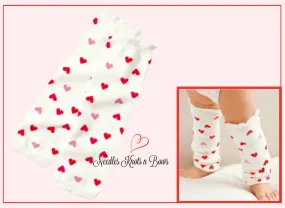 Heart Leg Warmers, Baby Toddler Valentine's Day