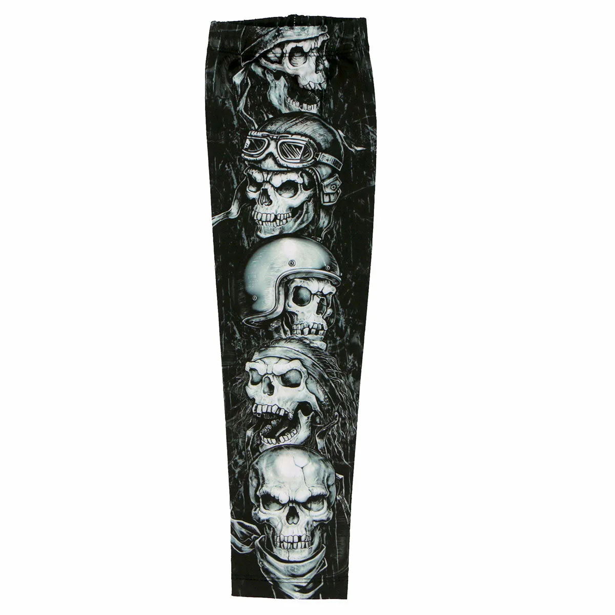 Hot Leathers ARM1004 Five Skulls Arm Sleeve