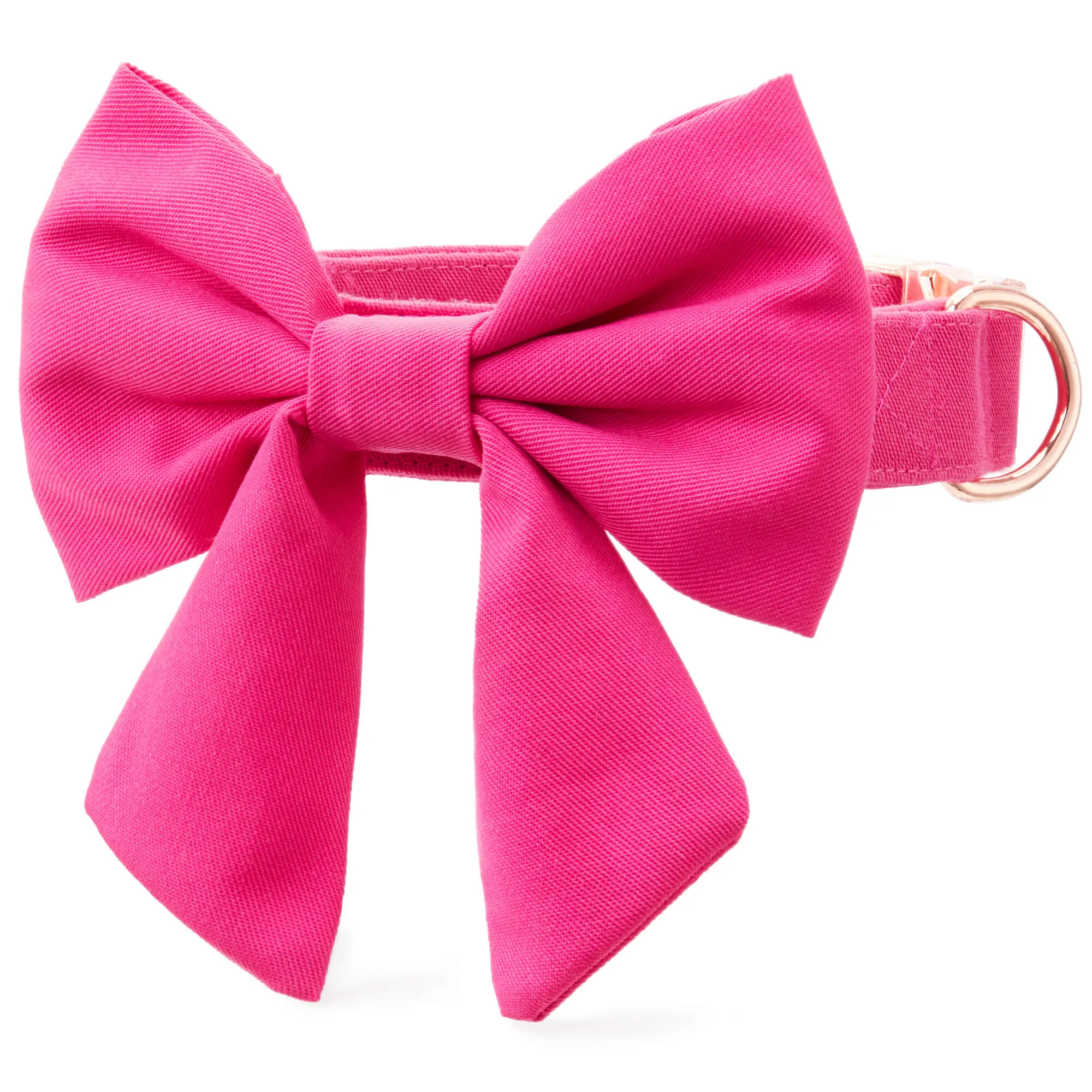 Hot Pink Lady Bow Collar