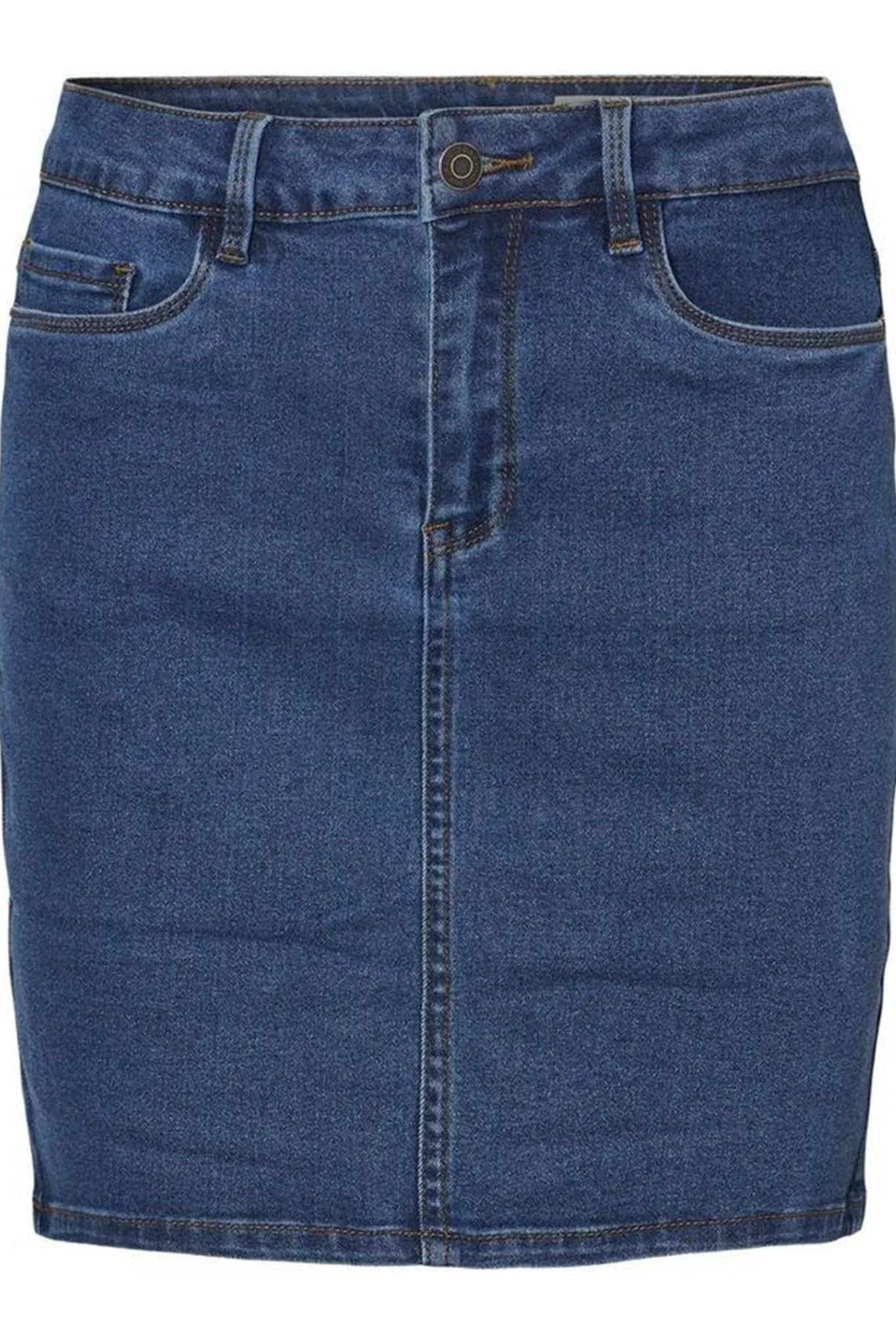 Hot Seven Skirt - Blue Denim