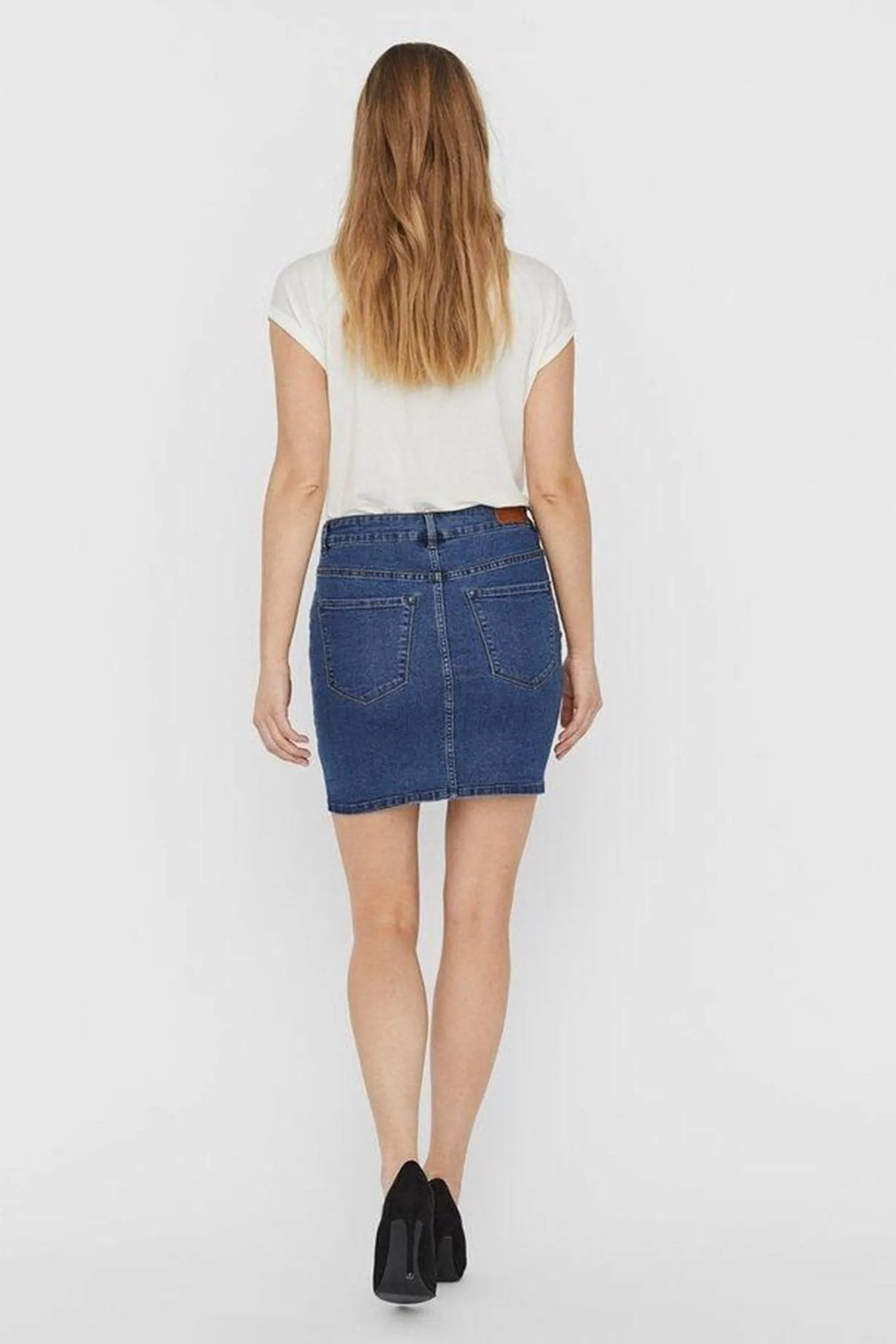 Hot Seven Skirt - Blue Denim