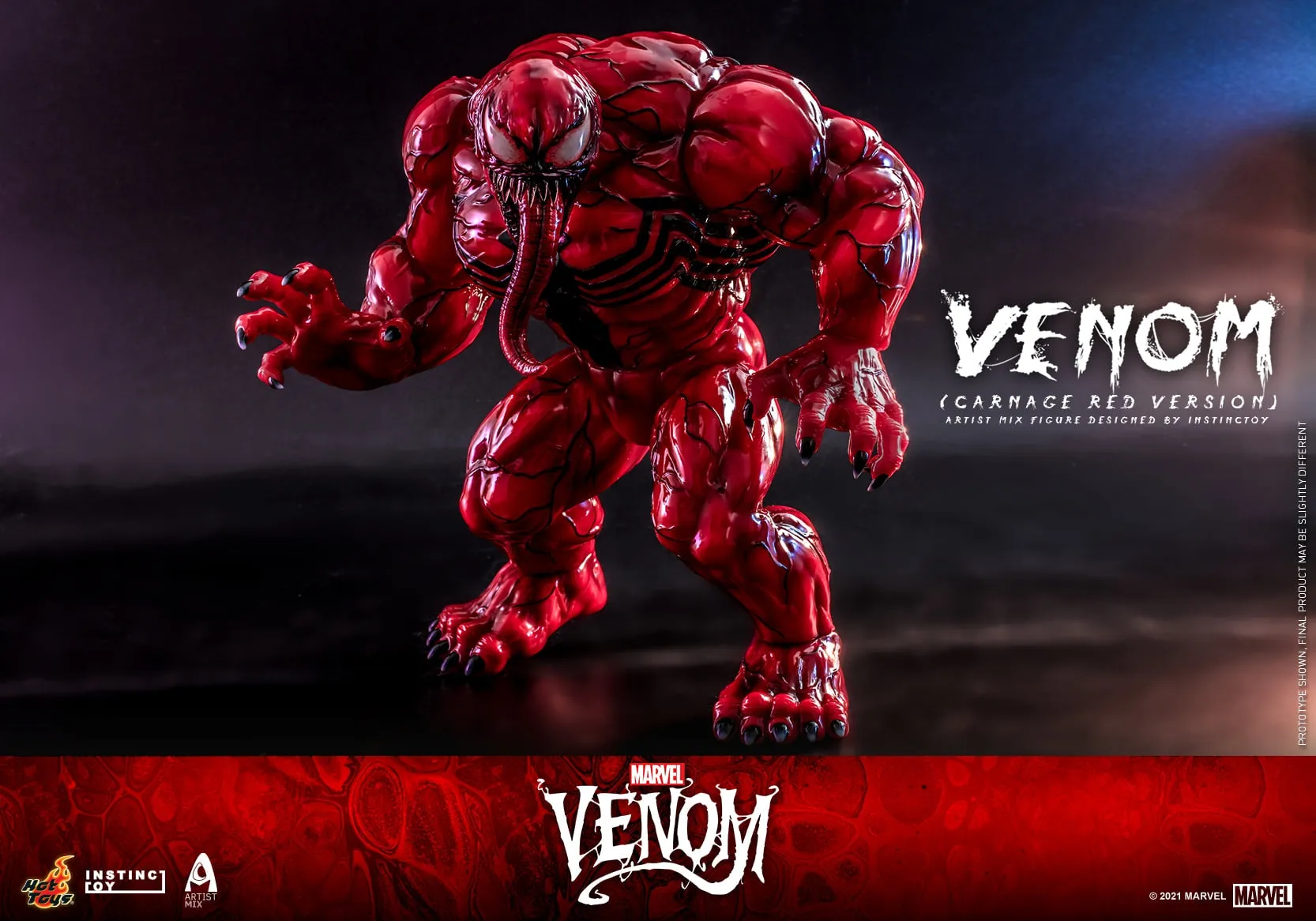 Hot Toys - AMC034 - Venom (Comic) - Venom (Carnage Red Version) Artist Mix Figure Designed by INSTINCTOY