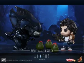 Hot Toys - COSB295 - Aliens - Ellen Ripley & Alien Queen Cosbaby(S) Collectible Set