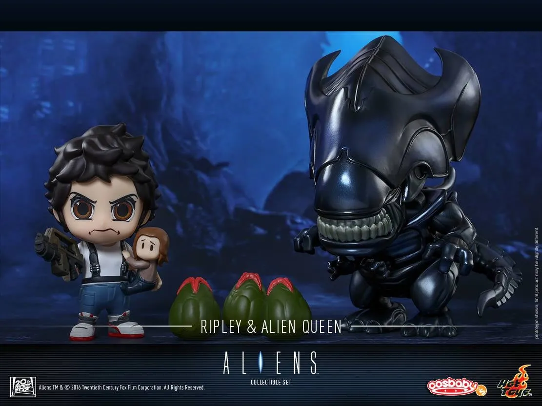 Hot Toys - COSB295 - Aliens - Ellen Ripley & Alien Queen Cosbaby(S) Collectible Set