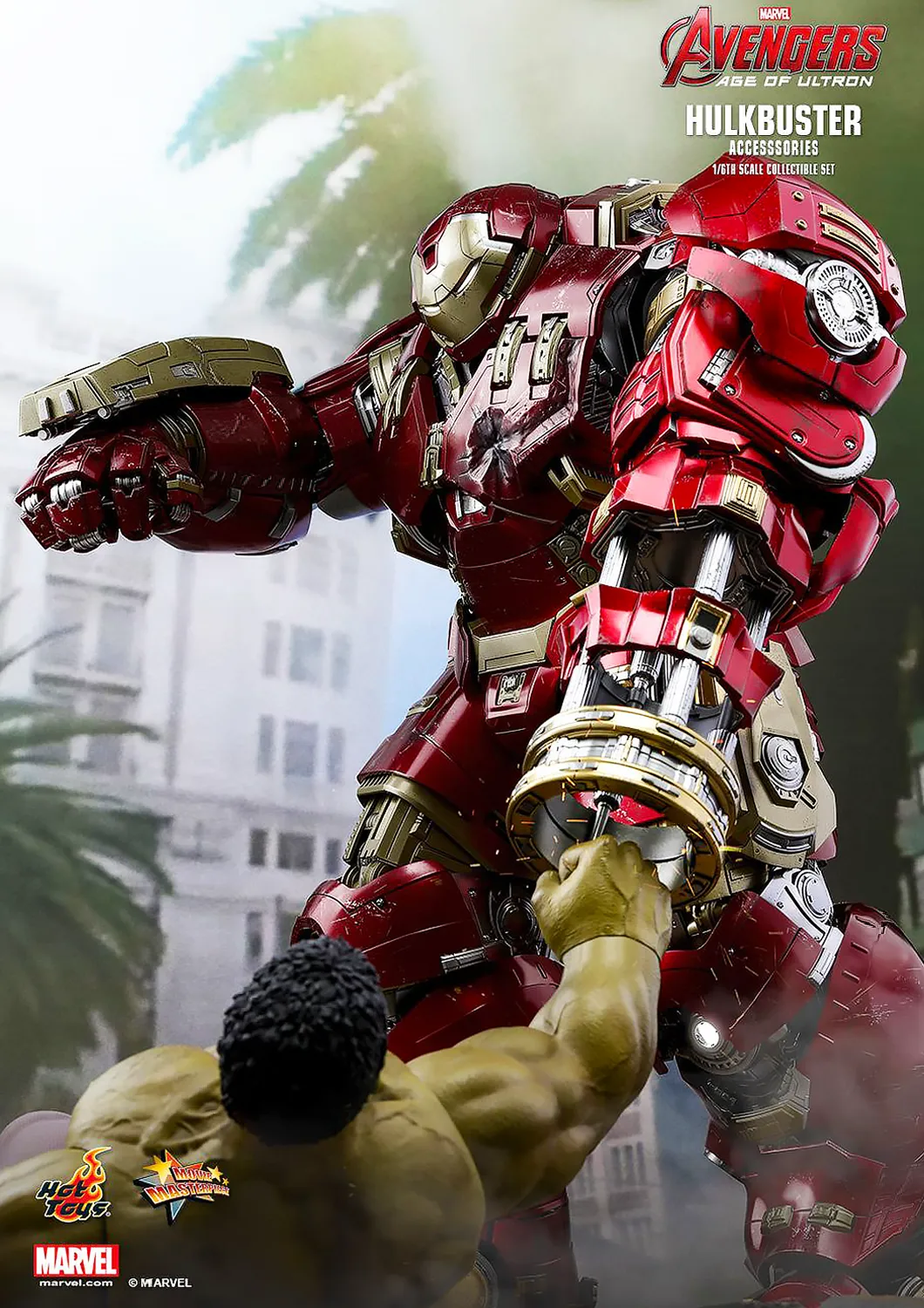 HOT TOYS MARVEL  AVENGERS AGE OF ULTRON HULKBUSTER ACCESSORIES COLLECTIBLE SET 1/6TH SCALE- ACS006