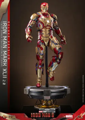 HOT TOYS MARVEL’S IRON MAN 3 - 1/6TH SCALE IRON MAN MARK 42 XLII (2.0) COLLECTIBLE FIGURE (DELUXE VERSION) - MMS759D66