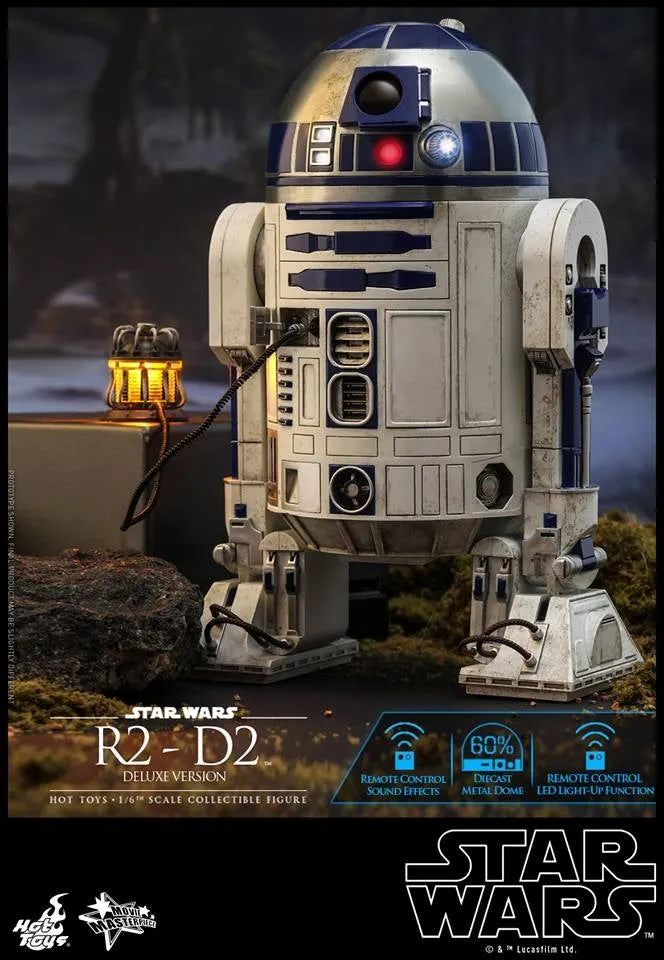 Hot Toys - MMS511 - Star Wars - 1/6th scale R2-D2 Deluxe Version Collectible Figure