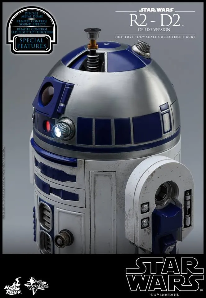 Hot Toys - MMS511 - Star Wars - 1/6th scale R2-D2 Deluxe Version Collectible Figure