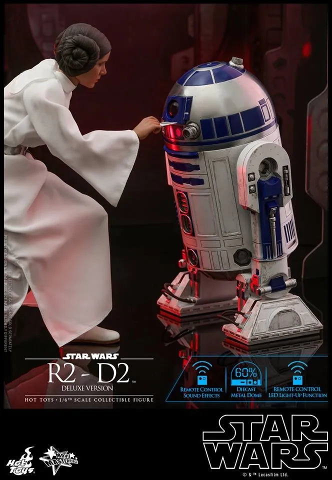 Hot Toys - MMS511 - Star Wars - 1/6th scale R2-D2 Deluxe Version Collectible Figure