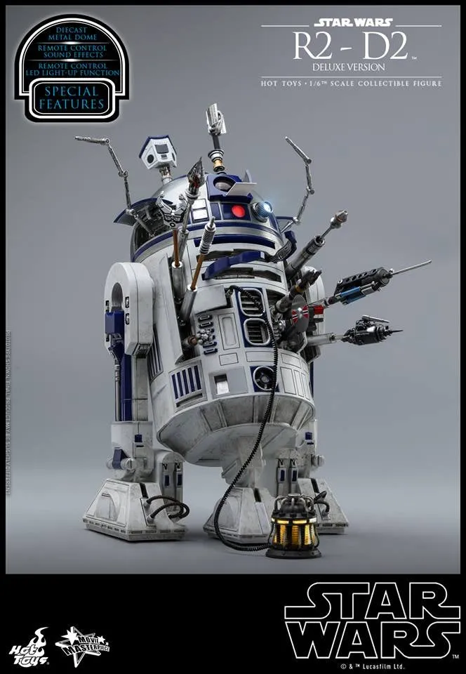 Hot Toys - MMS511 - Star Wars - 1/6th scale R2-D2 Deluxe Version Collectible Figure