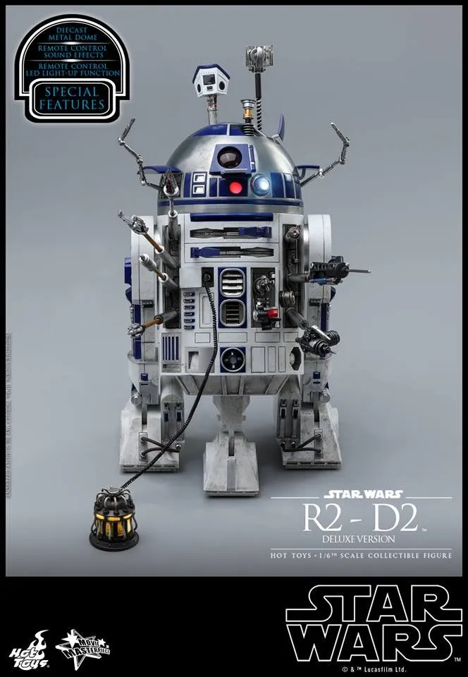 Hot Toys - MMS511 - Star Wars - 1/6th scale R2-D2 Deluxe Version Collectible Figure