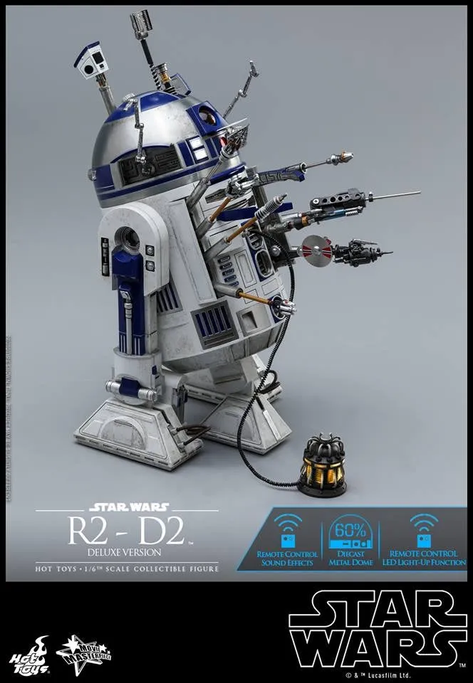 Hot Toys - MMS511 - Star Wars - 1/6th scale R2-D2 Deluxe Version Collectible Figure