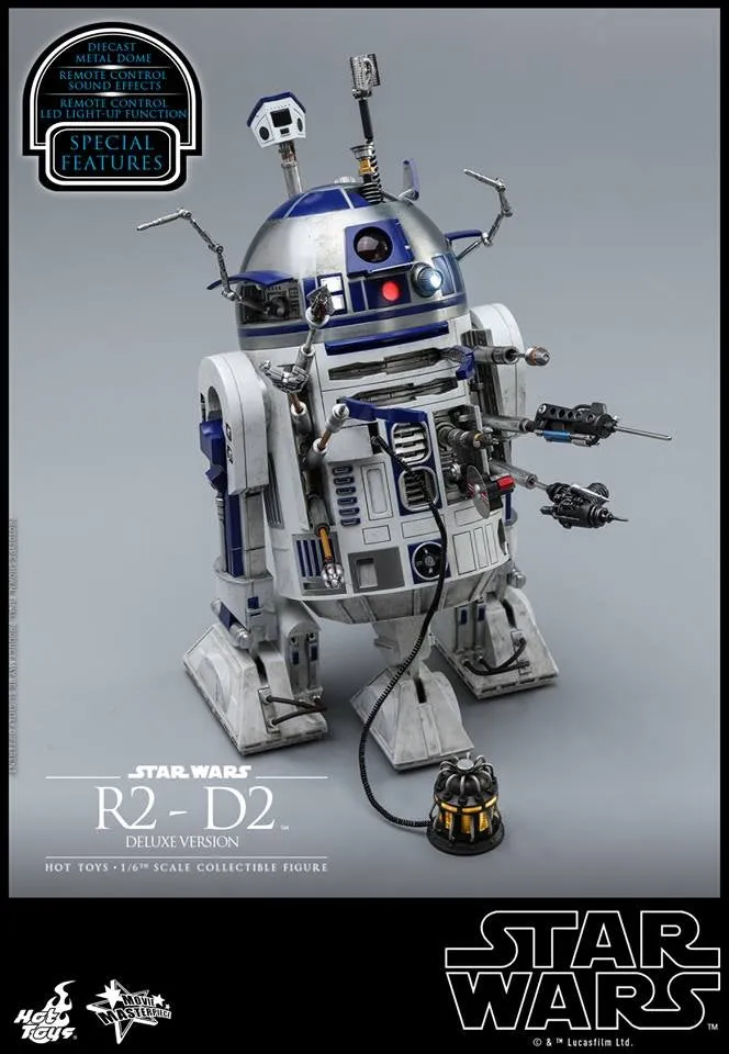 Hot Toys - MMS511 - Star Wars - 1/6th scale R2-D2 Deluxe Version Collectible Figure