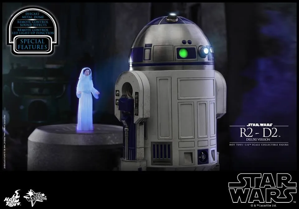 Hot Toys - MMS511 - Star Wars - 1/6th scale R2-D2 Deluxe Version Collectible Figure