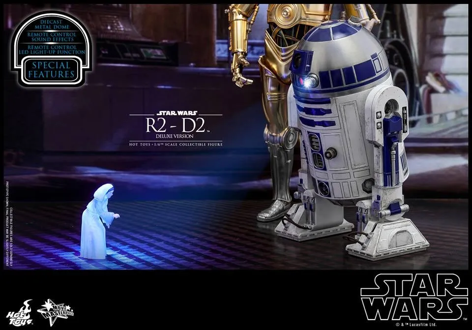 Hot Toys - MMS511 - Star Wars - 1/6th scale R2-D2 Deluxe Version Collectible Figure