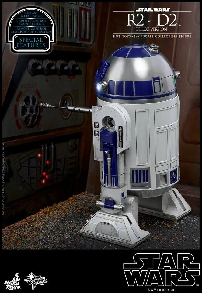 Hot Toys - MMS511 - Star Wars - 1/6th scale R2-D2 Deluxe Version Collectible Figure