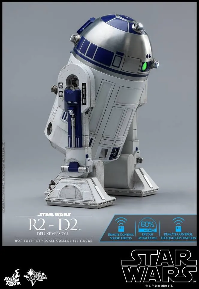 Hot Toys - MMS511 - Star Wars - 1/6th scale R2-D2 Deluxe Version Collectible Figure