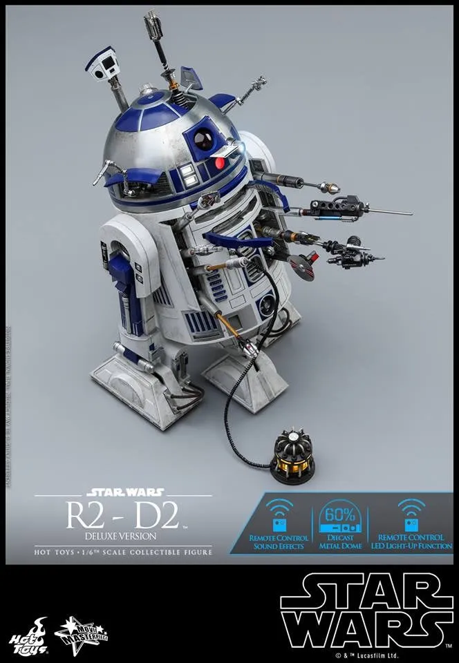 Hot Toys - MMS511 - Star Wars - 1/6th scale R2-D2 Deluxe Version Collectible Figure