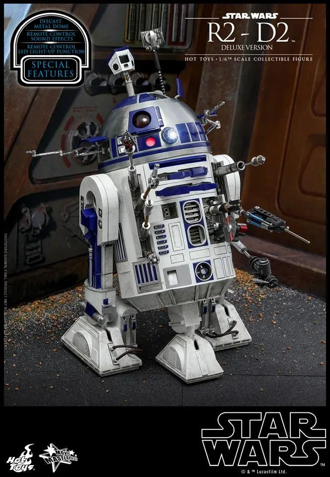 Hot Toys - MMS511 - Star Wars - 1/6th scale R2-D2 Deluxe Version Collectible Figure