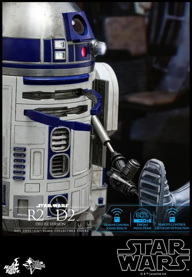 Hot Toys - MMS511 - Star Wars - 1/6th scale R2-D2 Deluxe Version Collectible Figure