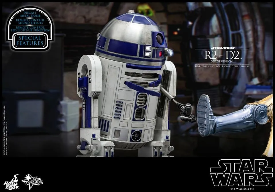 Hot Toys - MMS511 - Star Wars - 1/6th scale R2-D2 Deluxe Version Collectible Figure