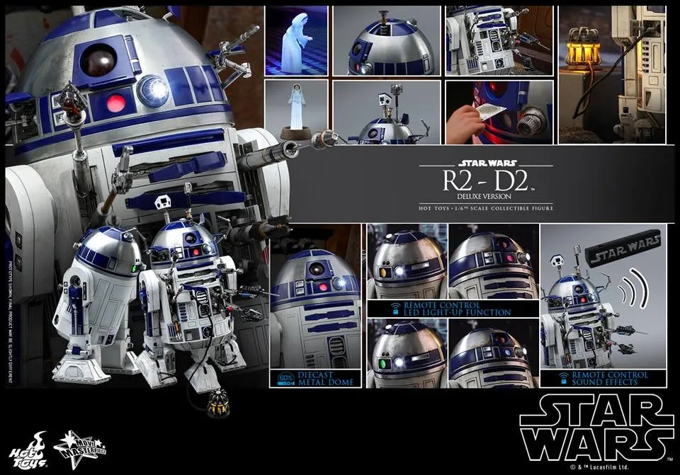 Hot Toys - MMS511 - Star Wars - 1/6th scale R2-D2 Deluxe Version Collectible Figure