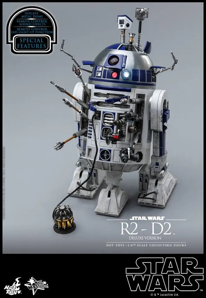 Hot Toys - MMS511 - Star Wars - 1/6th scale R2-D2 Deluxe Version Collectible Figure