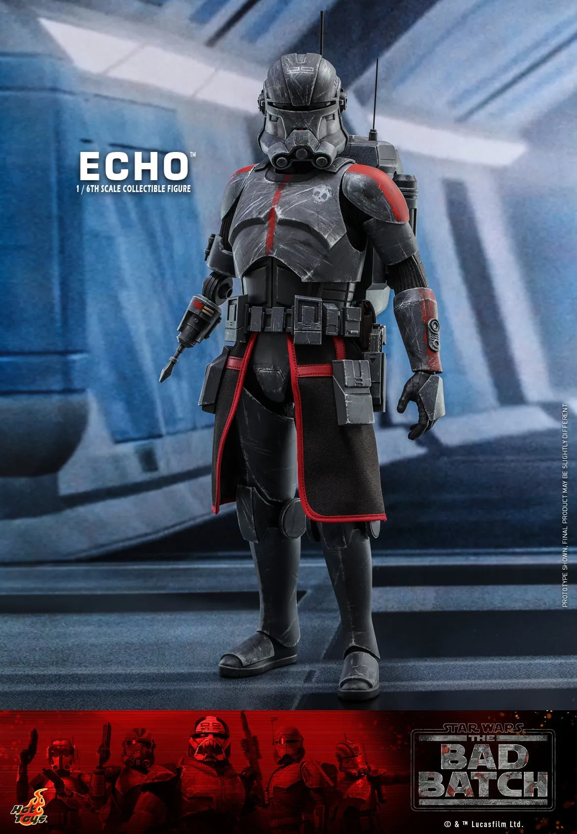 Hot Toys - TMS042 - Star Wars: The Bad Batch - 1/6th scale Echo Collectible Figure