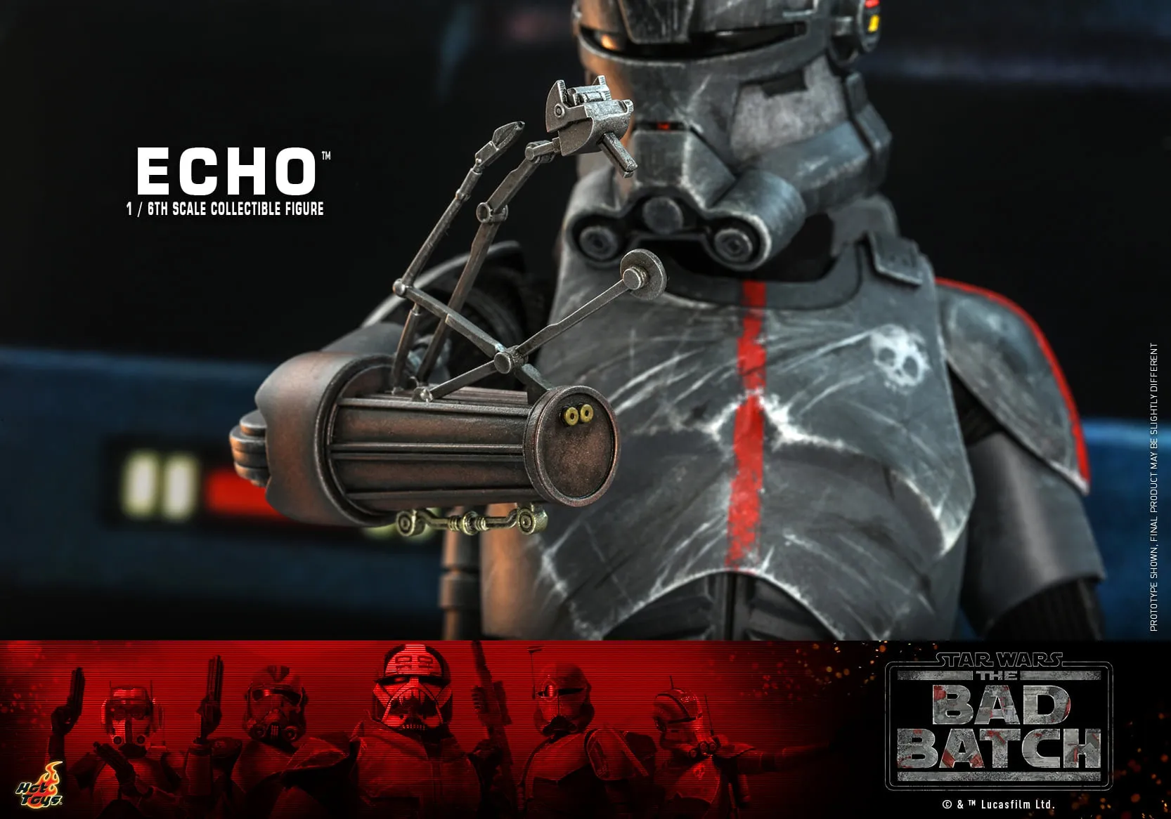 Hot Toys - TMS042 - Star Wars: The Bad Batch - 1/6th scale Echo Collectible Figure