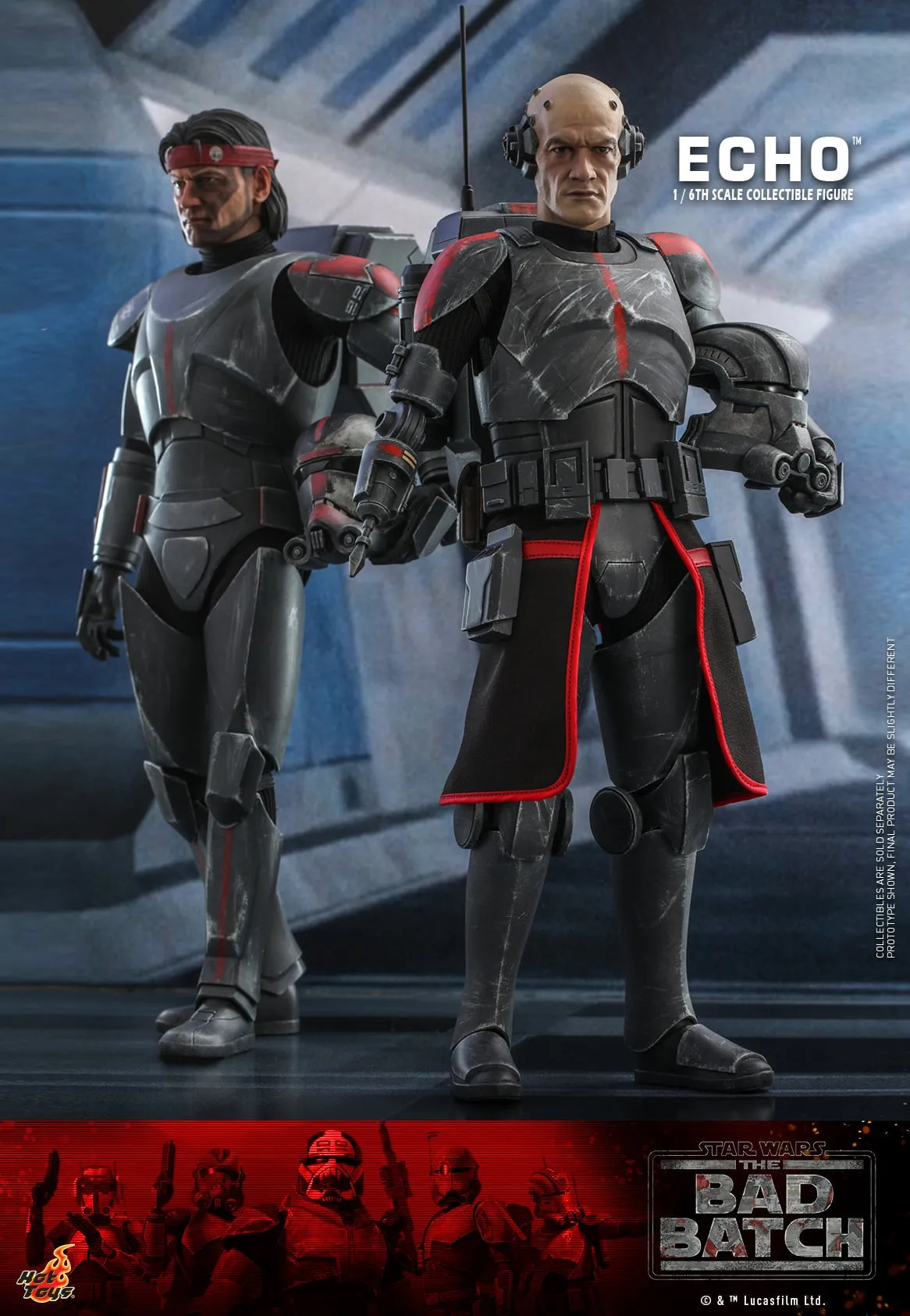 Hot Toys - TMS042 - Star Wars: The Bad Batch - 1/6th scale Echo Collectible Figure